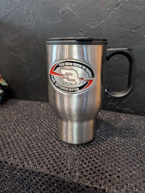 Dale Earnhardt "The Intimidator" travel mug