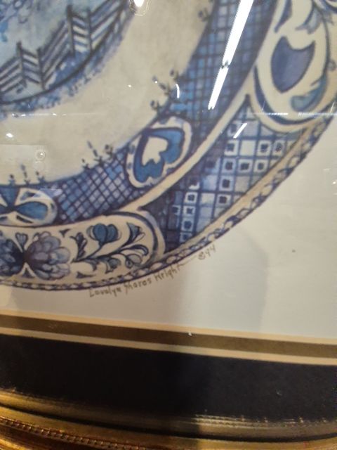 Print "Operetta Plate" by Carolyn Shores Write, 16" × 14.5"