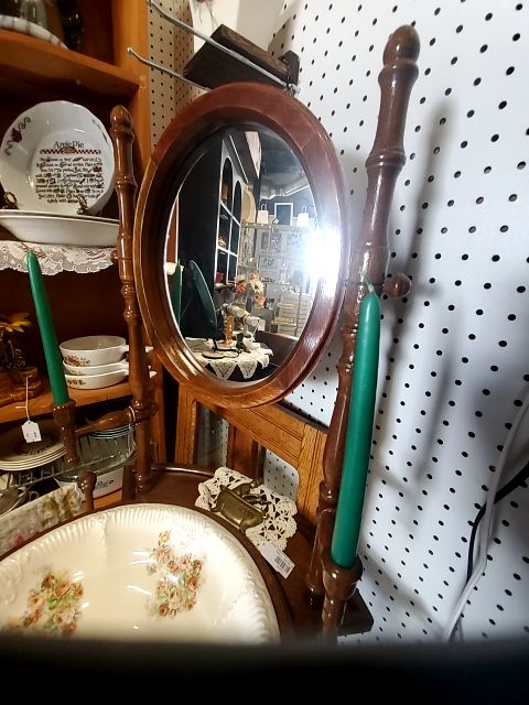 antique wash stand with bowl and pitcher