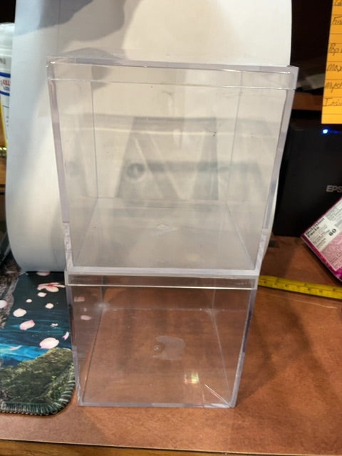 clear Unknown Clear storage box, 4x4x4