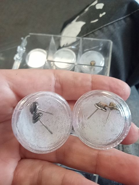 Sterling silver stud earrings