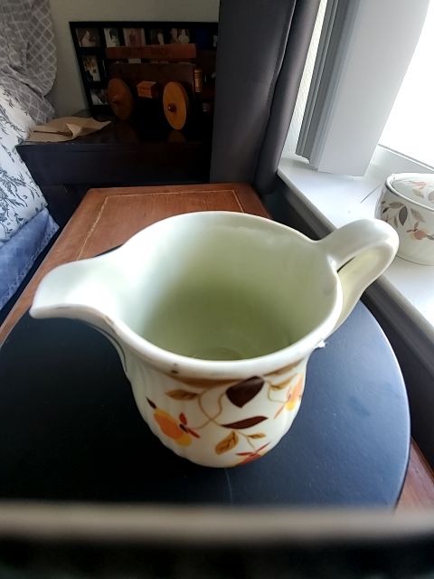 Autumn leaf Halls superior china Creamer