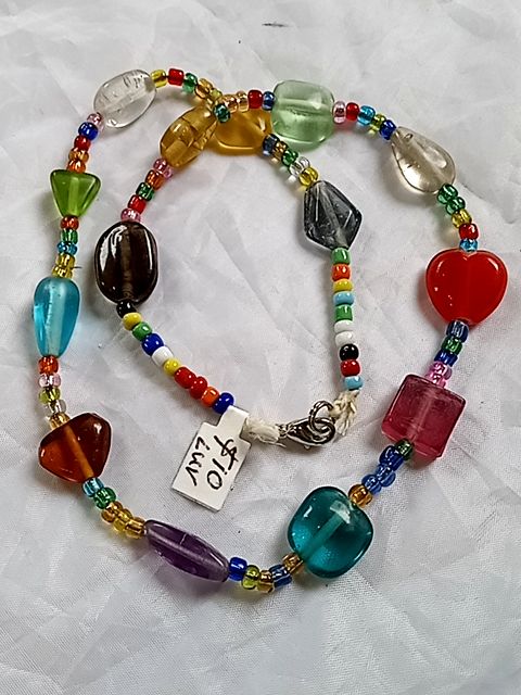Multicolor Glass bead necklace