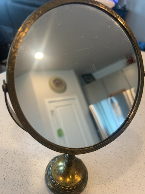 Vtg. Retro Vanity Table Mirror Amerock Carriage