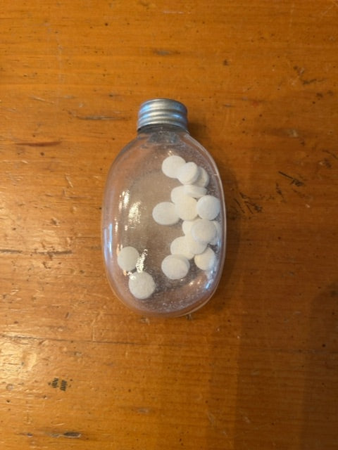 Vintage soda mint table bottle