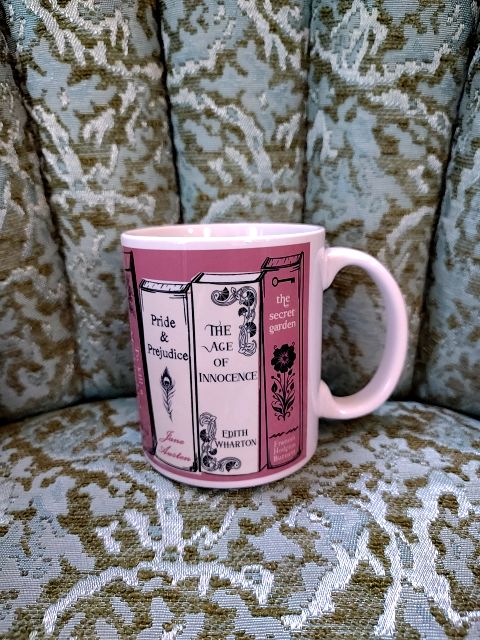 Pink Fly paper products Female Authors Book Mug