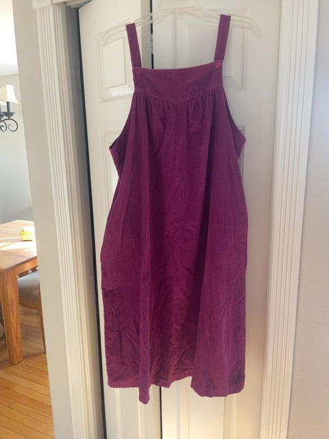 Vintage purple corduroy jumper XL