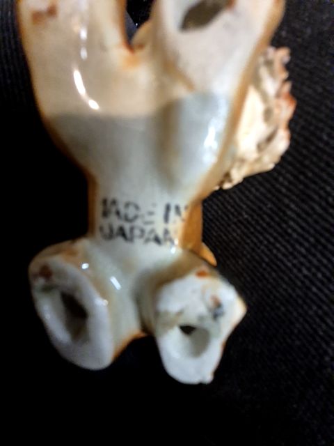 Brown Vintage Porcelain Cocker Spanial Figurine, 3" × 2" × 2"