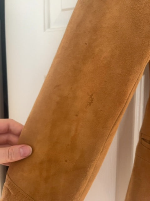 Vintage tan suede jacket size M