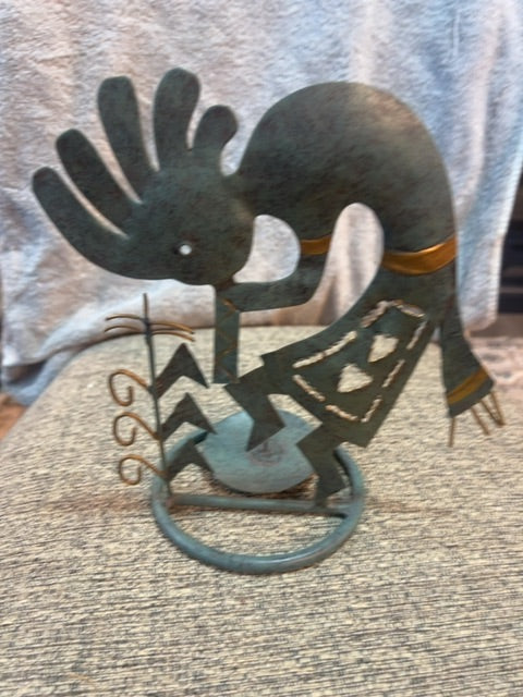 Aztec candle holder