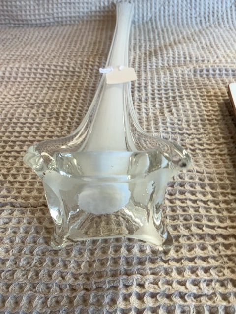 white Unknown Swung Eiffel Tower Vase, 20”