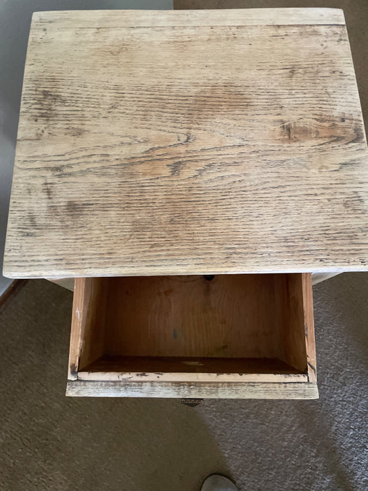 Natural with whitewashing Rustic cabinet