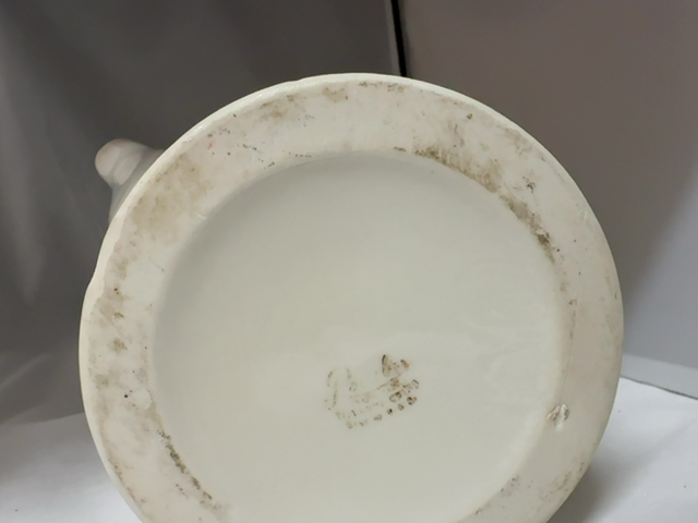 White  Ceramic Teapot, Large