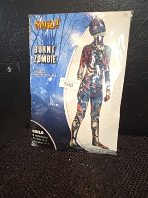 Kids Burnt Zombie Morphsuit (sz xl 12-14)