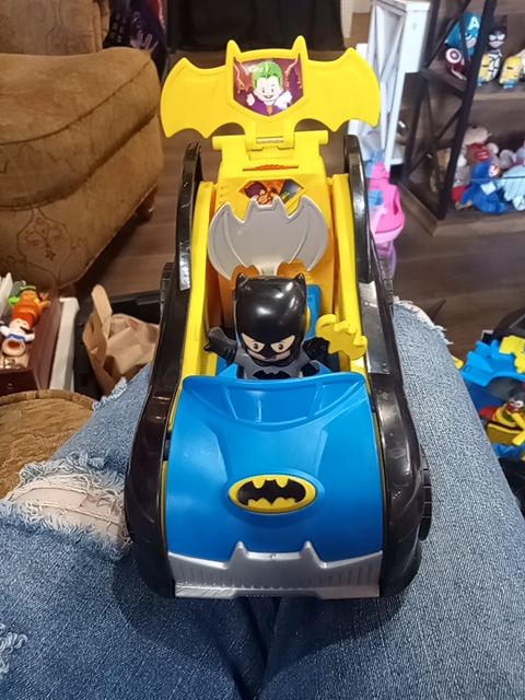Fisher price batman car with figure