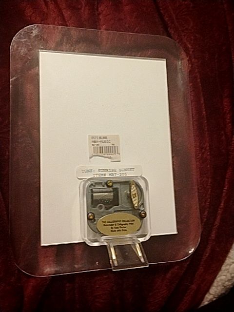 Floral Multi Hallmark Hallmark Musical Calligraphy Plaque, 8 X 10