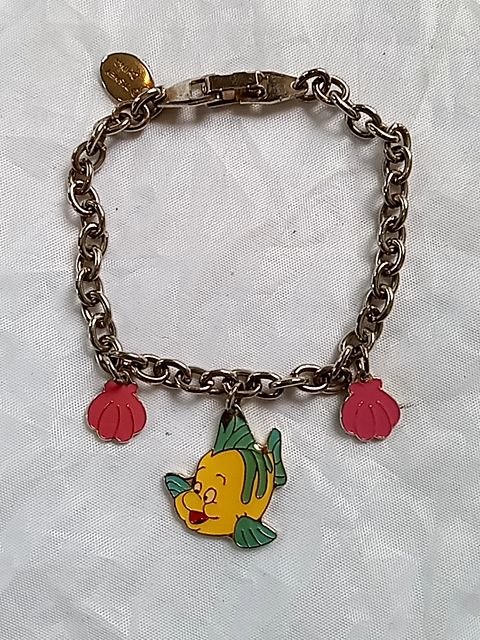 Disney Flounder Little mermaid bracelet