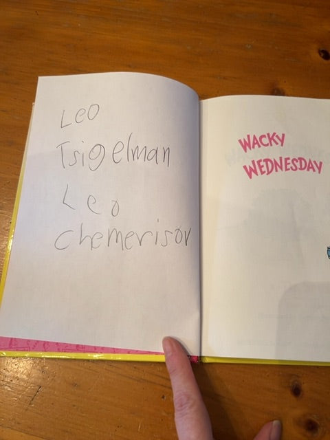 Wacky Wednesday by Dr. Seuss