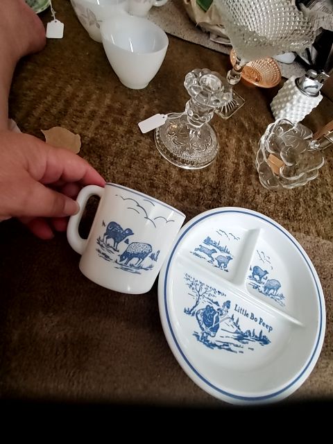 Vintrak little bo peep dish and cup