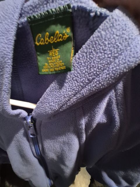 Blue Cabela's Fleece Jacket, L