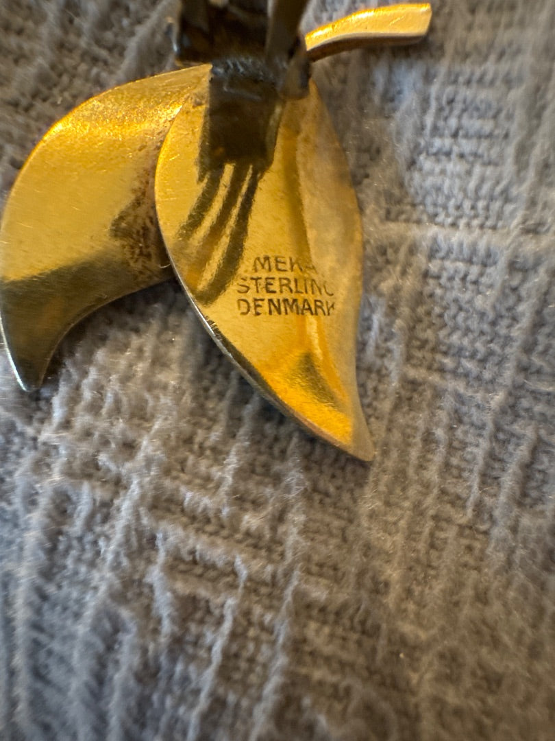 Blue vintage three piece set. VintageJewelry