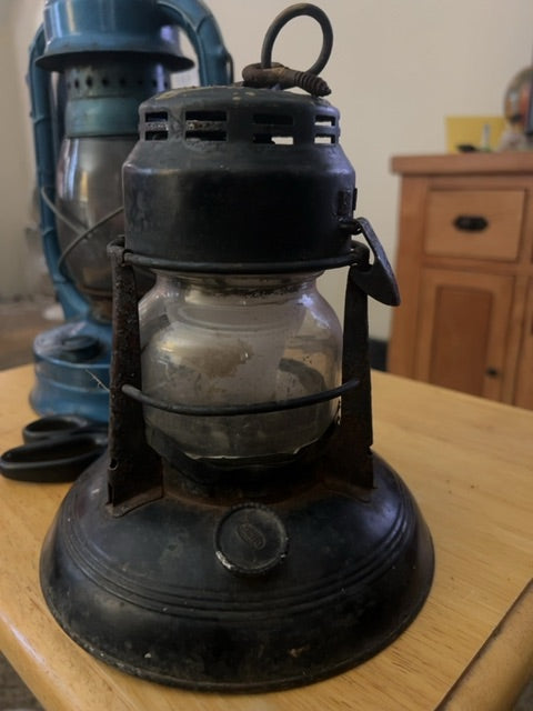 Vintage little wizard oil lamp