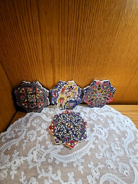 Handpainted Turkish Coasters LR