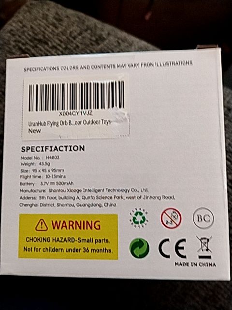 Purple UranHub Flying Orb Ball