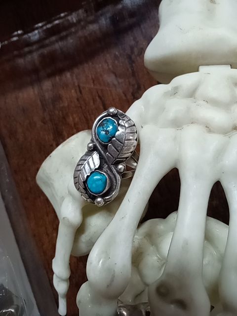 Sterling Navajo turquoise ring