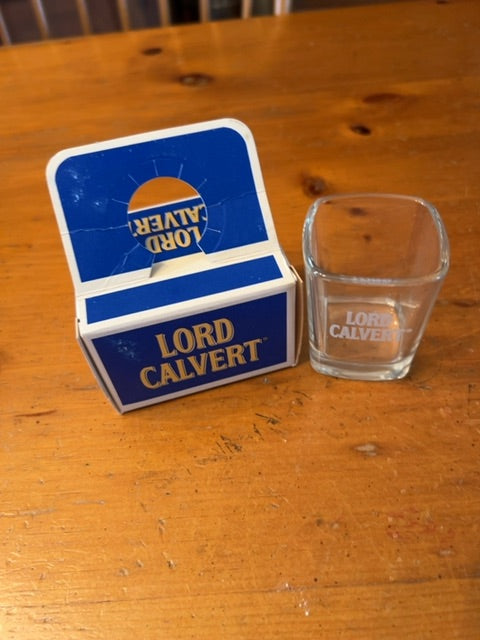 Lord Calvert square shot glass
