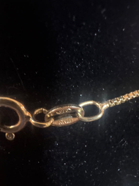 Amethyst pendant on sterling chain