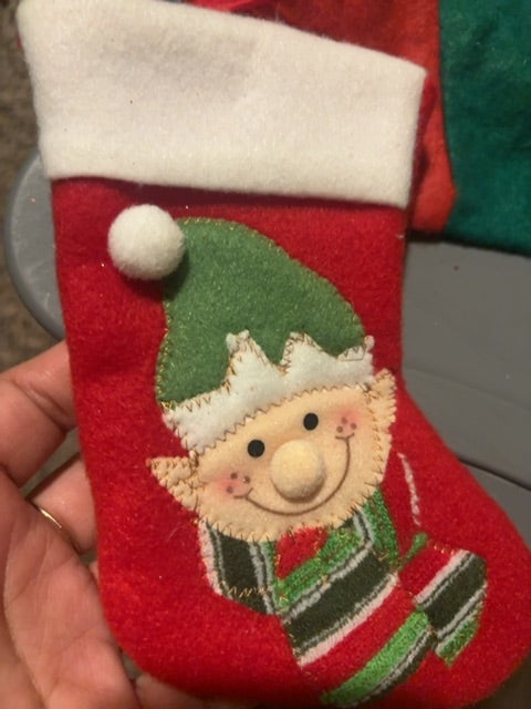 Mini elf stocking