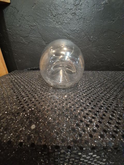 Clear Crystal Stemless Wineglass, 4.5"