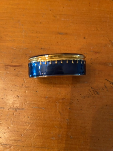 Vintage metal trinket box
