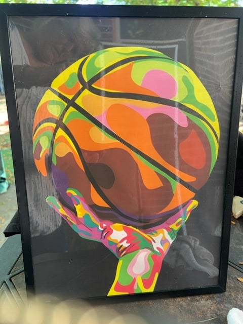 Basketball and hand picture