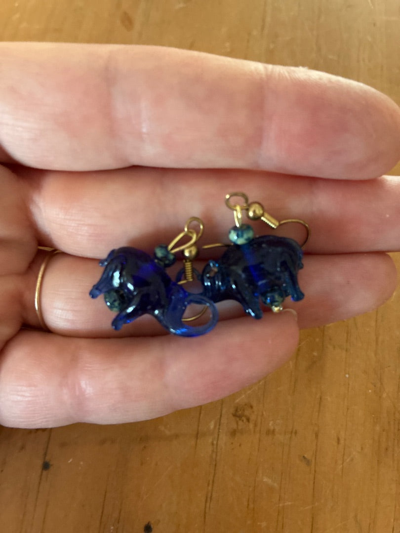 Lampwork earrings