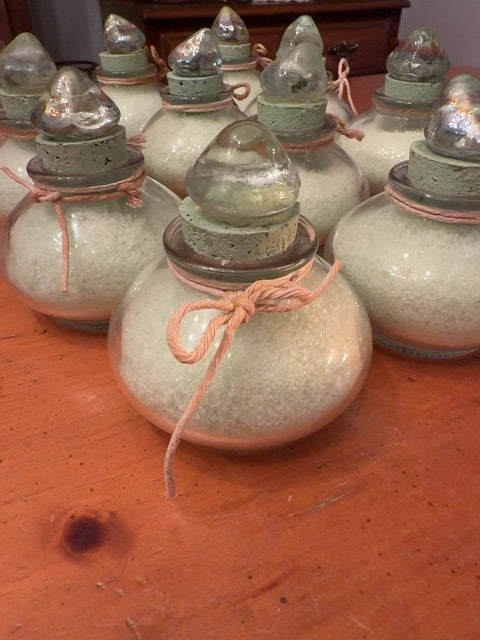 Decorative Sugar Scrub Jars