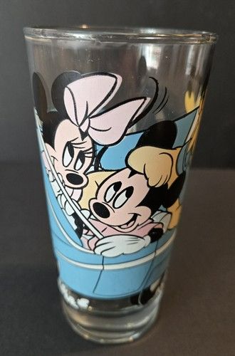 Vintage Mickey, Minnie and Pluto Glass