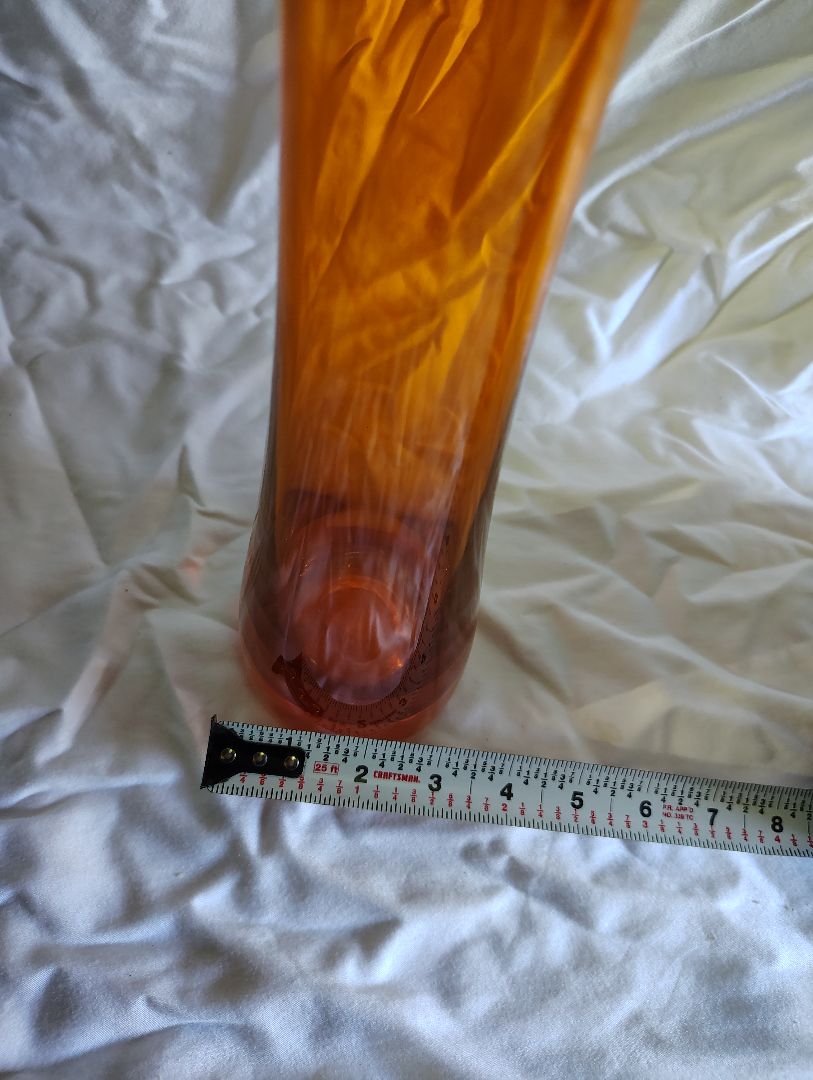 Orange MCM Imperial Vase, 16"