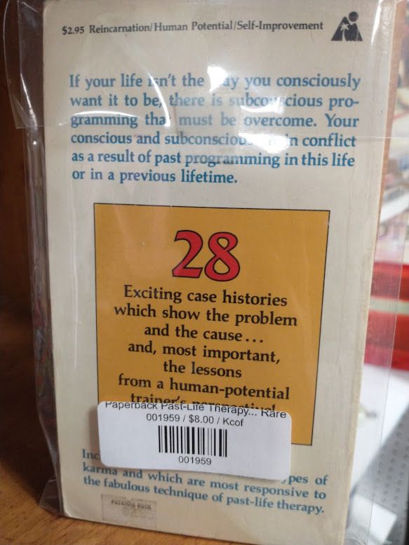 Paperback Past-Life Therapy... Rare