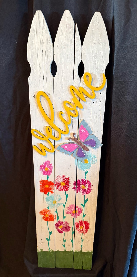 3 Picket Fence Decor