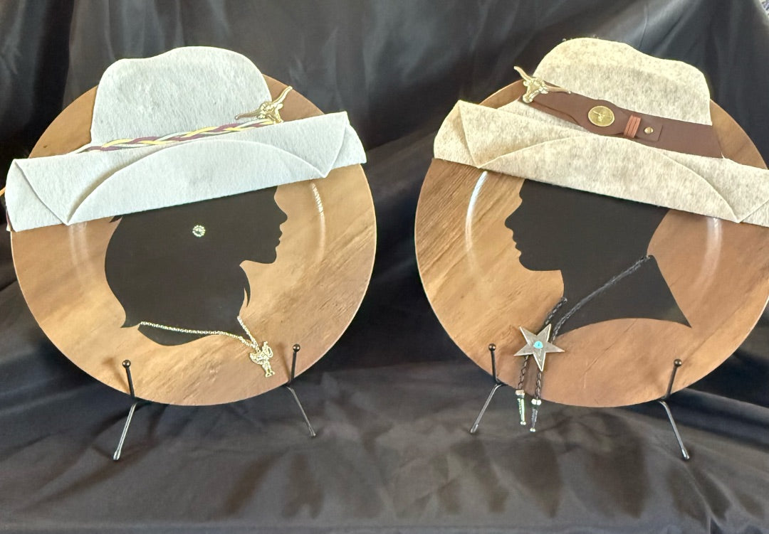 Decorated Charger Plate