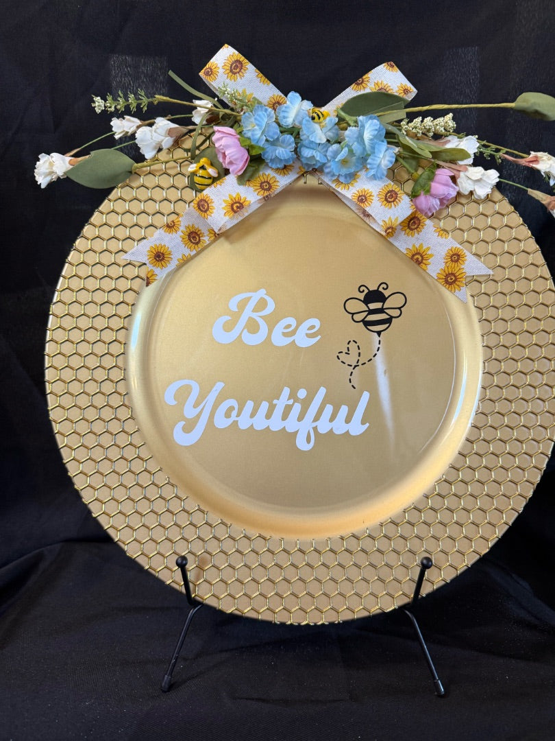 Decorated Charger Plate