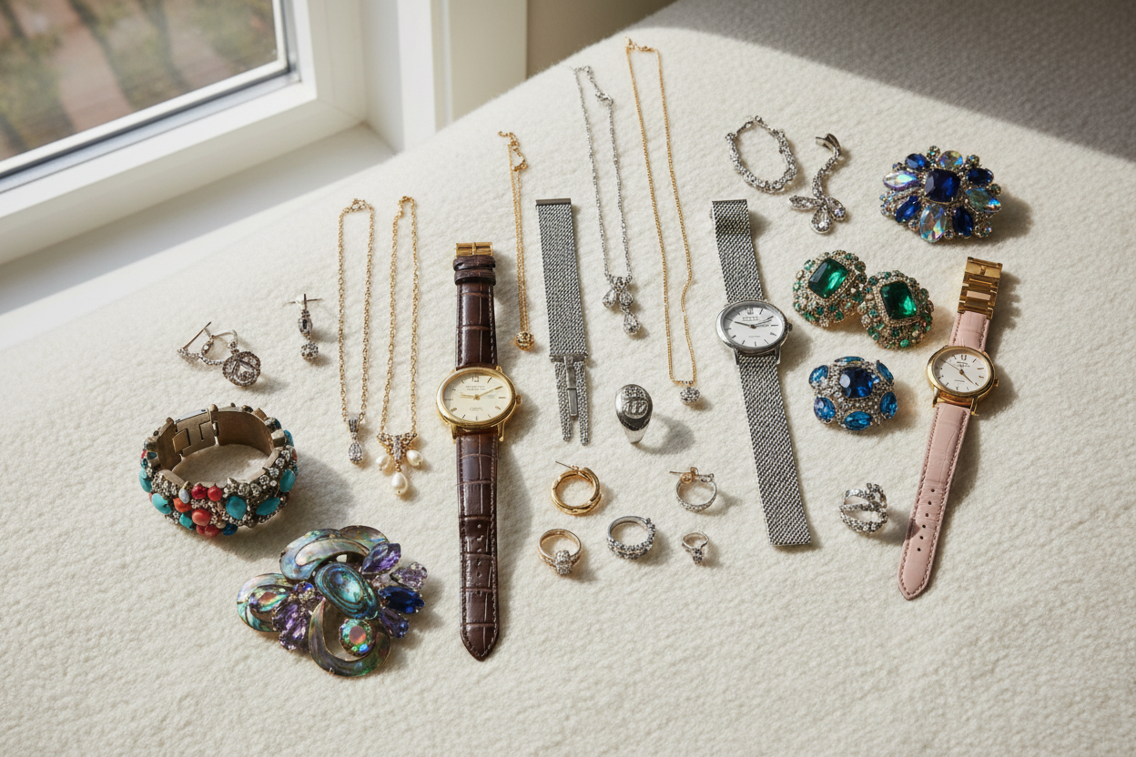 Watches, Jewelry, & Costume Jewelry