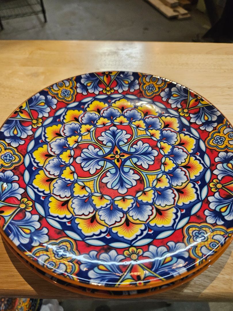 Red Vancasso Porcelain plate, Extra large
