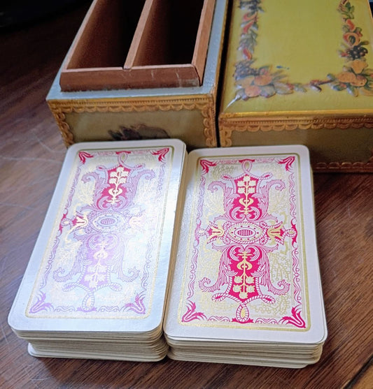 Aurtia Polish Handcrafted Wooden Card Box 1940