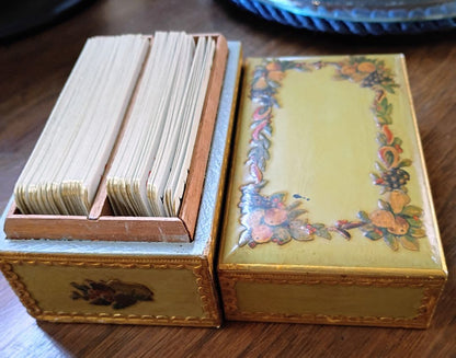 Aurtia Polish Handcrafted Wooden Card Box 1940