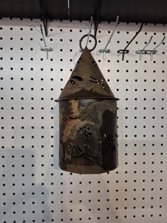 Vintage Metal Bird House