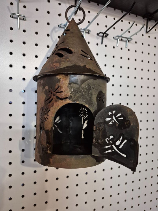 Vintage Metal Bird House