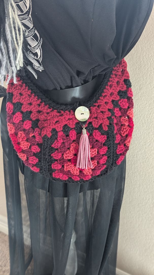 Crochet bum bags
